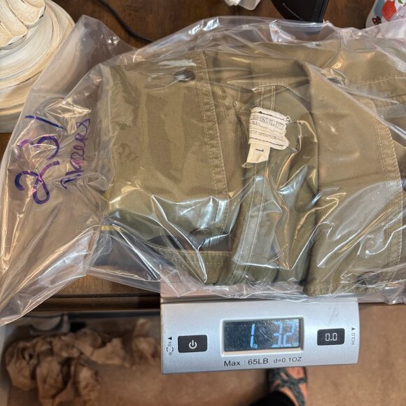 Current/Elliott The Infantry Army Green Double Breasted Jacket Sz 1 (L) Hiking - Picture 13 of 14